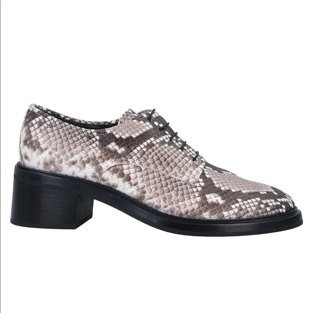 NEW AGL women’s snakeskin Oxford shoes - EU38, US 7.5